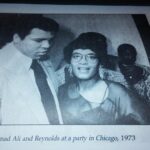 Muhammad Ali and I at a party in Chicago, 1973